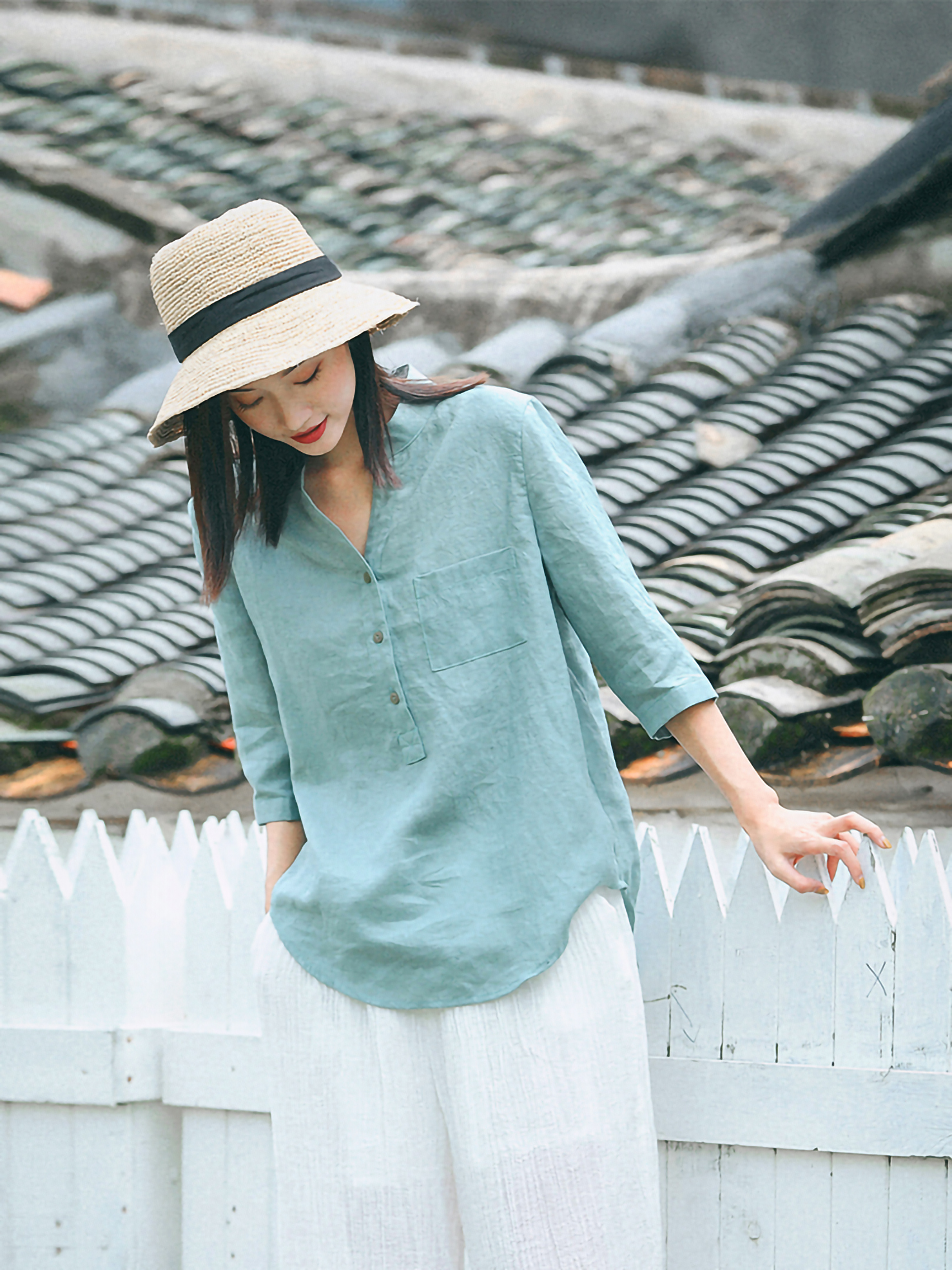服饰独立站设计案例：模特上身实拍